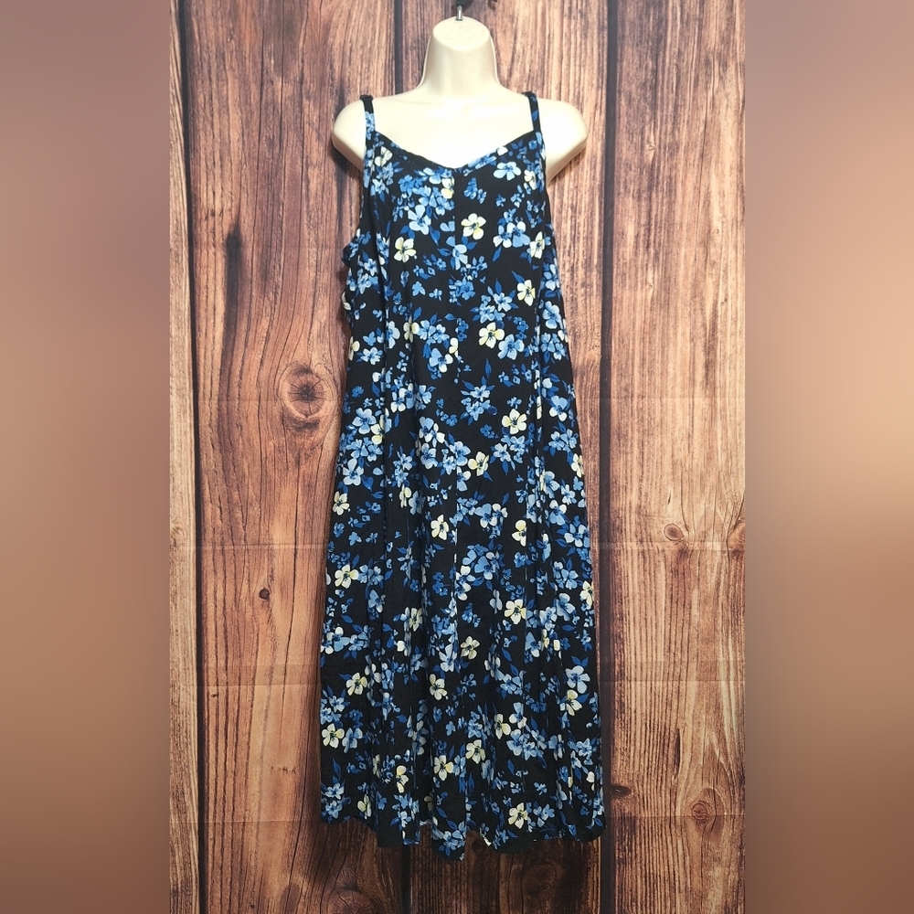 Torrid Floral Summer Sun Dress Midi In Size 1X